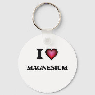 I Liebe Magnesium Schlüsselanhänger