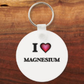 I Liebe Magnesium Schlüsselanhänger (Vorderseite)
