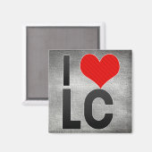 I LIEBE MAGNET (Vorderseite/Rückseite)