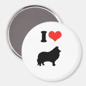 I LIEBE MAGNET (Vorderseite/Rückseite)