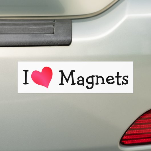 I Liebe Magnete Autoaufkleber (Auf Auto)