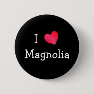 I Liebe Magnolia Button