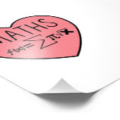 I Liebe Mah Heart Fotodruck (Ecke)