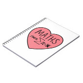 I Liebe Mah Heart Notizblock (Linke Seite)