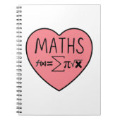 I Liebe Mah Heart Notizblock (Vorderseite)