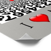 I Liebe Mah Poster (Ecke)