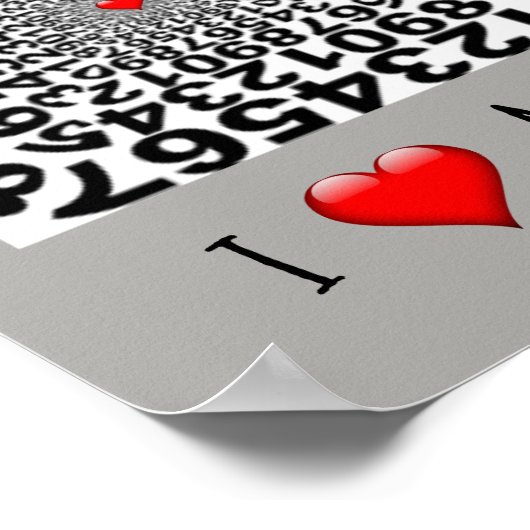 I Liebe Mah Poster (Ecke)