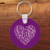 I Liebe Mah Schlüsselanhänger (Vorderseite)