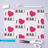 I Liebe Mahj Seidenpapier (Handwerk)