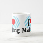 I Liebe Mahjong Kaffeetasse (Mittel)