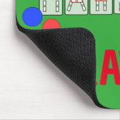 I Liebe Mahjong - Lettered Tiles - Personalisiert Mousepad (Ecke)