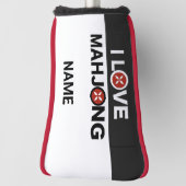 I Liebe Mahjong O ersetzt w/MJ Blume Golf Cover Headcover (Rotieren 90)