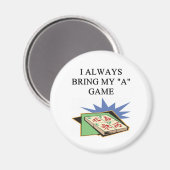 i Liebe mahjong Player Magnet (Vorderseite/Rückseite)
