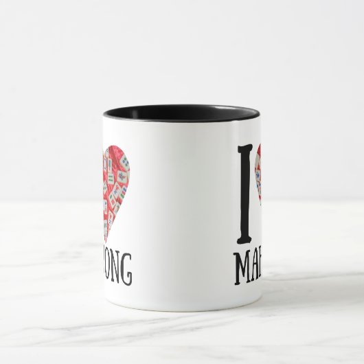 I Liebe Mahjong Tasse (Zentrum)