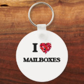 I Liebe Mailboxen Schlüsselanhänger (Vorderseite)