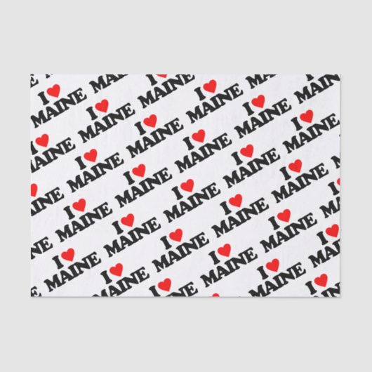 I LIEBE MAINE SEIDENPAPIER (Vorderseite)