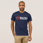 I Liebe Maine T-Shirt (Vorne ganz)