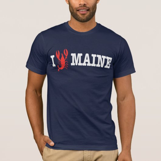 I Liebe Maine T-Shirt (Vorderseite)