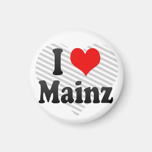 I Liebe Mainz, Deutschland Magnet