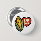 I Liebe Mais Button (Vorne & Hinten)