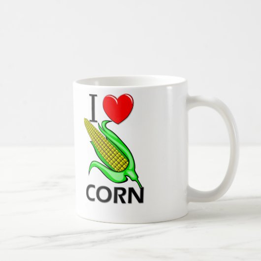 I Liebe-Mais Kaffeetasse (Rechts)