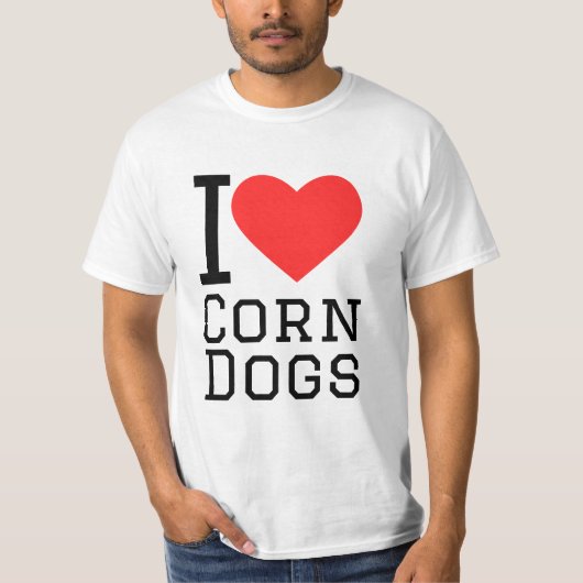 I Liebe Maishunde T-Shirt (Vorderseite)