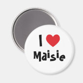 I Liebe Maisie Magnet (Vorderseite/Rückseite)