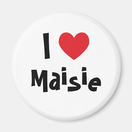 I Liebe Maisie Magnet (Vorne)
