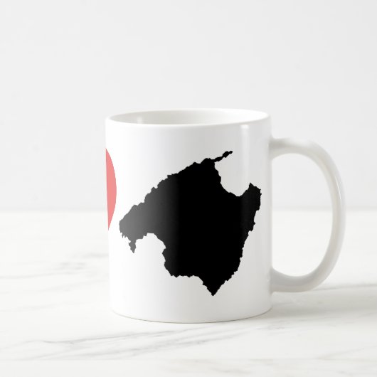 I Liebe Majorca - Spanien Kaffeetasse (Rechts)
