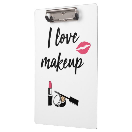 I Liebe-Make-up Klemmbrett (Links)