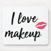 I Liebe-Make-up Mousepad (Vorne)