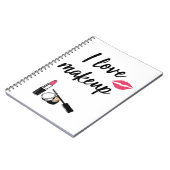 I Liebe-Make-up Notizblock (Linke Seite)