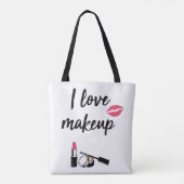 I Liebe-Make-up Tasche (Rückseite)