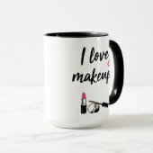 I Liebe-Make-up Tasse (VorderseiteRechts)