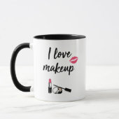 I Liebe-Make-up Tasse (Links)