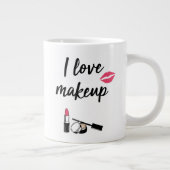 I Liebe Makeup Jumbo-Tasse (Rechts)