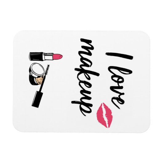 I Liebe Makeup Magnet (Horizontal)