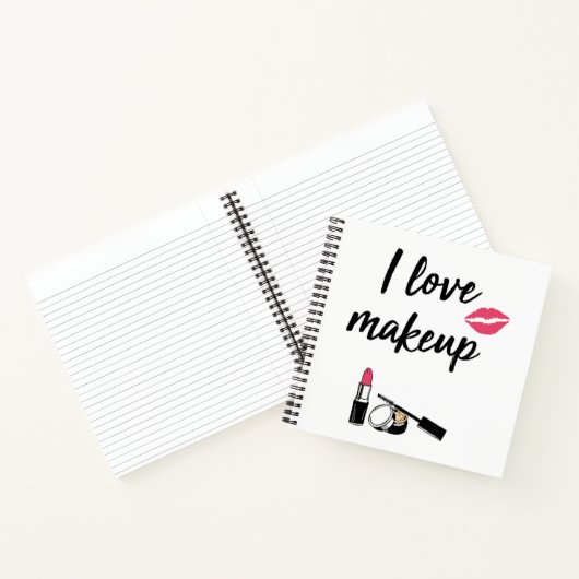 I Liebe Makeup Notizblock (Innenseite)