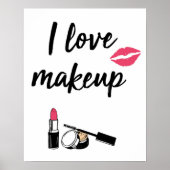 I Liebe Makeup Poster (Vorne)