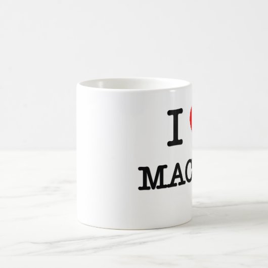 I Liebe-Makro Kaffeetasse (Mittel)
