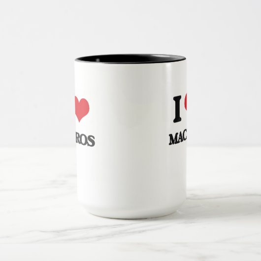 I Liebe-Makro Tasse (Zentrum)