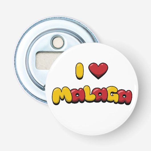 I Liebe Malaga Flaschenöffner (Vorderseite)