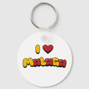 I Liebe Malaga Schlüsselanhänger