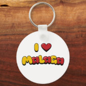I Liebe Malaga Schlüsselanhänger (Vorderseite)
