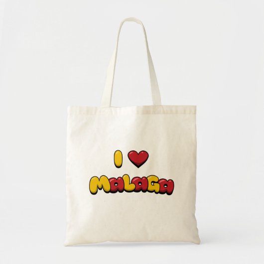 I Liebe Malaga Tragetasche (Vorne)