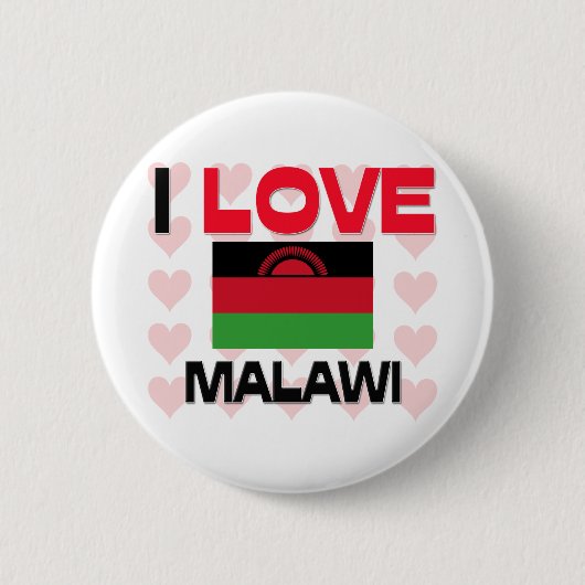 I Liebe Malawi Button (Vorderseite)
