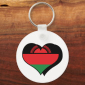 I Liebe Malawi Schlüsselanhänger (Vorderseite)
