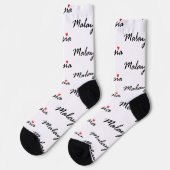 I Liebe Malaysia Socken (Linkes Detail)