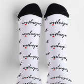 I Liebe Malaysia Socken (Oben)