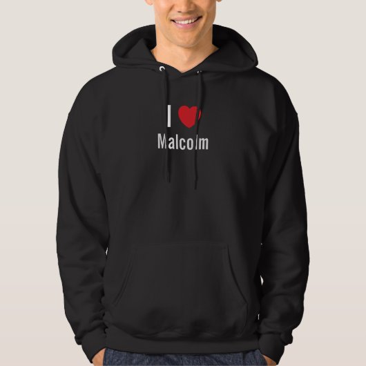 I Liebe Malcolm Hoodie (Vorderseite)
